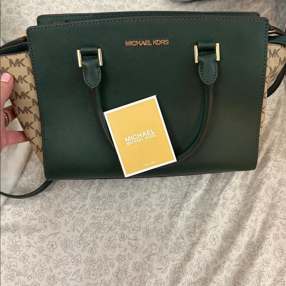 Michael Kors Green Purse